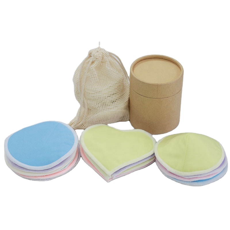 Good Quality Cotton Round Shape Washable Ladies Nursing Breast Pads