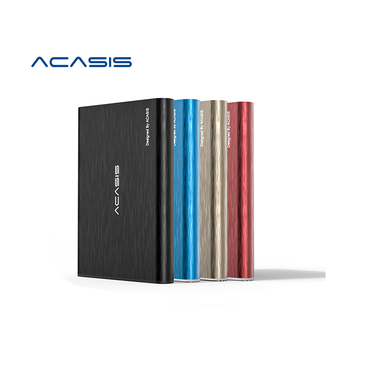 Acasis алюминиевый корпус для жесткого диска чехол 2,5 SATA к USB 3,0 жесткий диск для SSD диск HDD коробка с USB кабелем