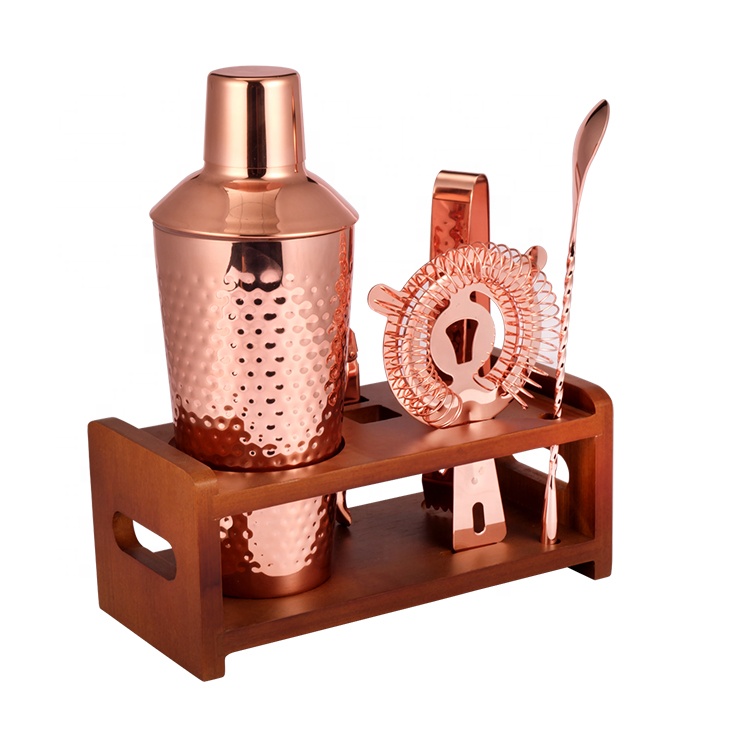 Amazon 2021 Hot Selling Premium Professional Stainless Steel New Cocktail Shaker Set