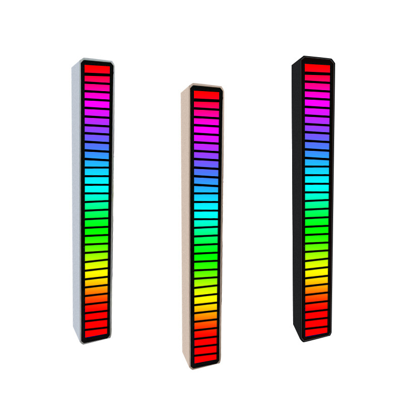 Amazon Sound Control Light Led Light Strips, Ambient 18 Colors Mode Voice Activated Light Colorful Office Rhythm Music
