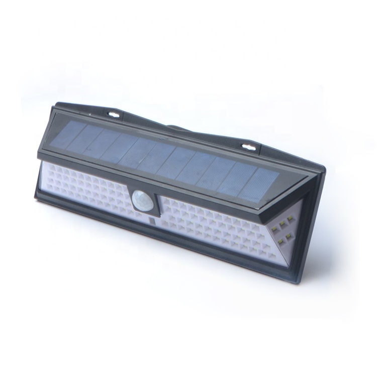 Открытый Ip65 Водонепроницаемый 102Led Солнечный внешний Сад Солнечный Безопасности настенный светильник