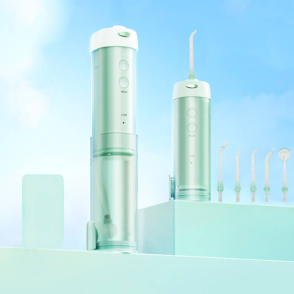 200ml Water Tank Electric Tooth Cleaner Cordless, Portable Family Ipx7 Waterproof Dental Water Flosser For Household And Travel