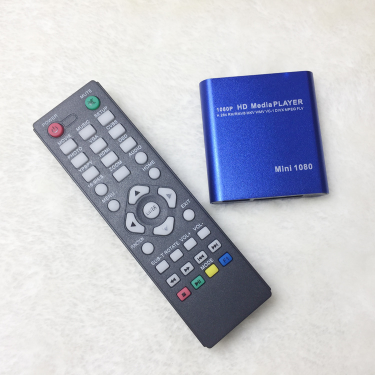 Мини 1080 HD HDD плеер медиа HDD плеер 3D коробка русский