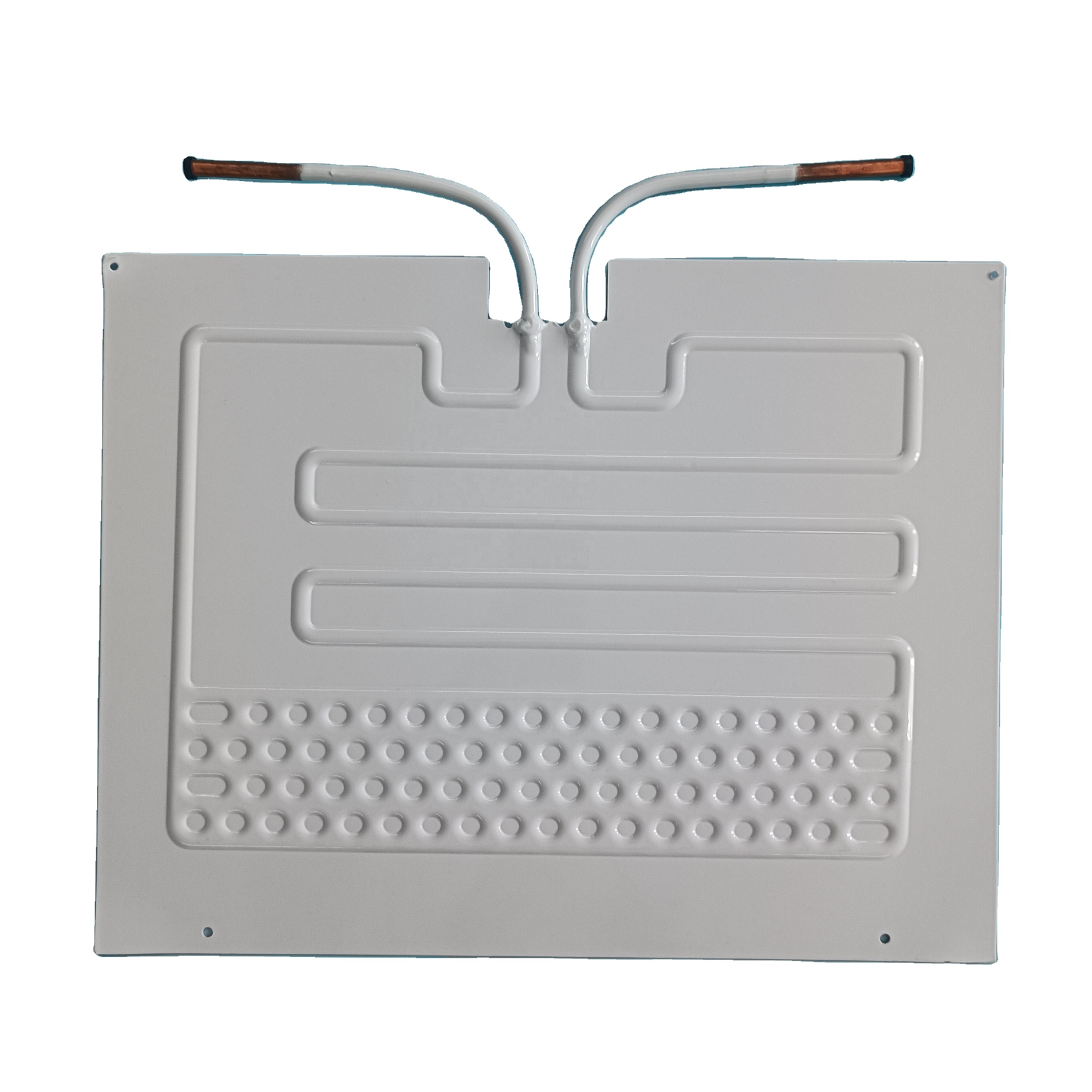 Good quality 350mm*445mm Refrigeration roll bond Aluminum Plate Tube Evaporator