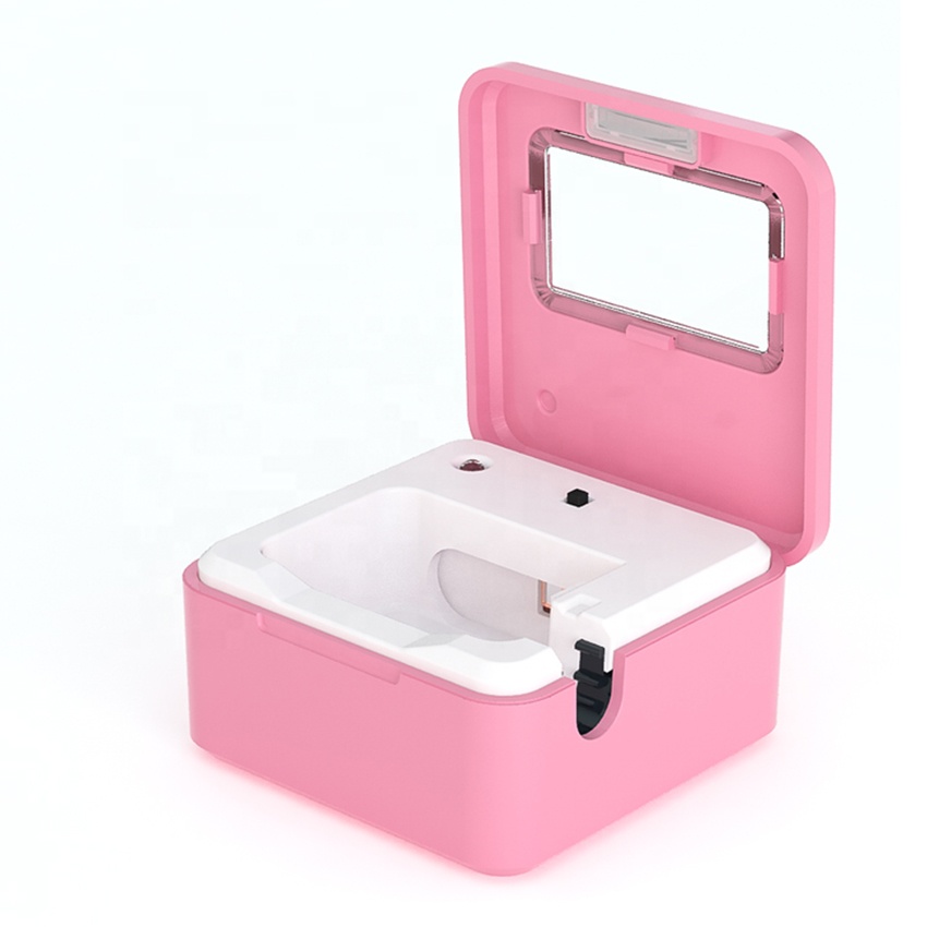 Travel design Amazon Automatic UV Light Sterilizer Mini Portable usb Charging Disinfection Toothbrush Sterilizer Box