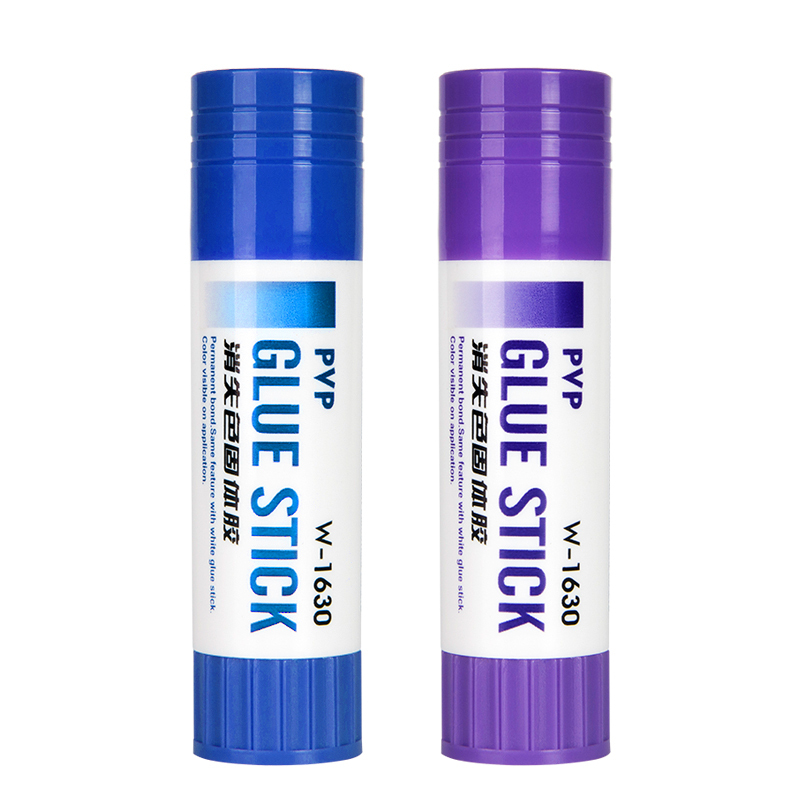 Factory School Office Supplies Strong Adhesive Glue Stick 15g Blue Purple PVP Solid Adhesive Stick
