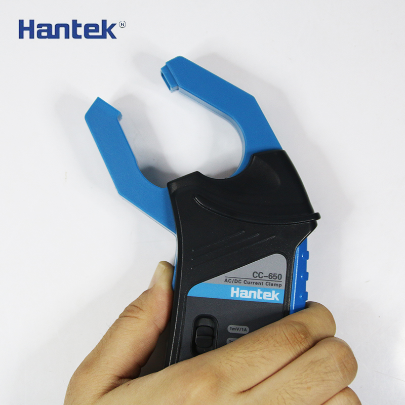 Hantek Осциллограф AC/DC токовые клещи зонд CC-65 CC-650 20 кГц/400 Гц пропускная способность 1 мВ/10mA 65A/650A с BNC штекер CC65 CC650
