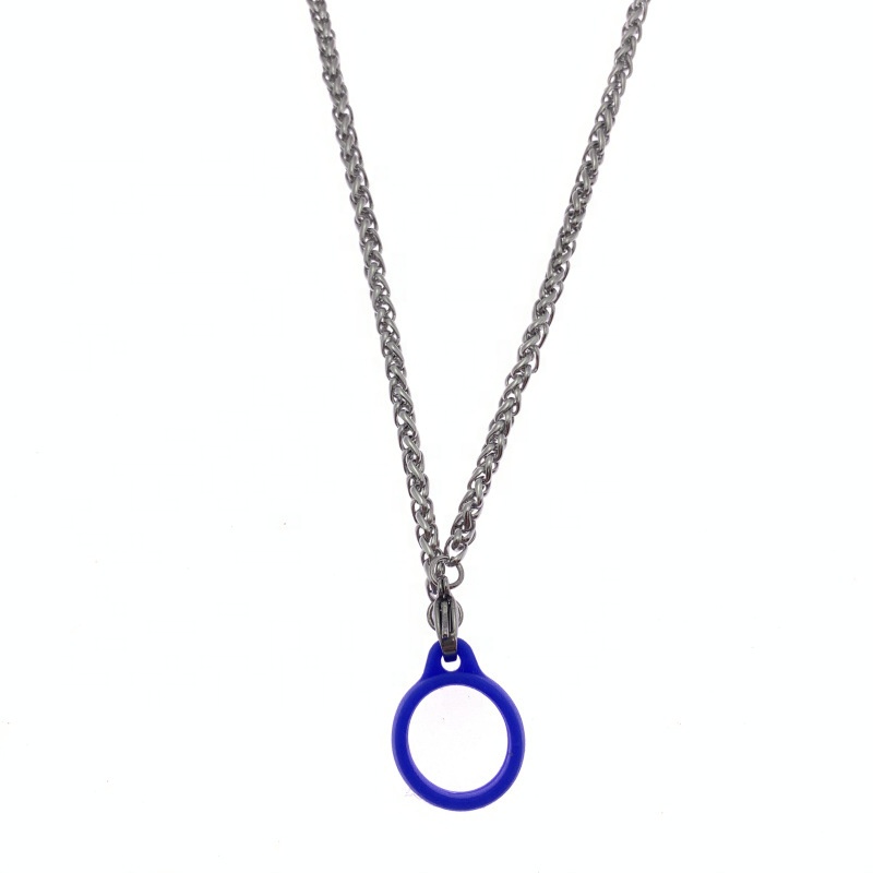 Wholesale electronic cigarette accessories metal hanging rope silicone hanging ring anti-slip ring chain