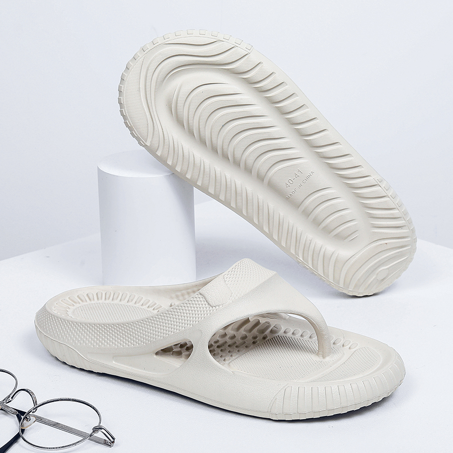 Men's and Women's Non-Slip Spa Shower Sandal Massage Foam Bathroom Slippers Walk Style Shoes for Home Use