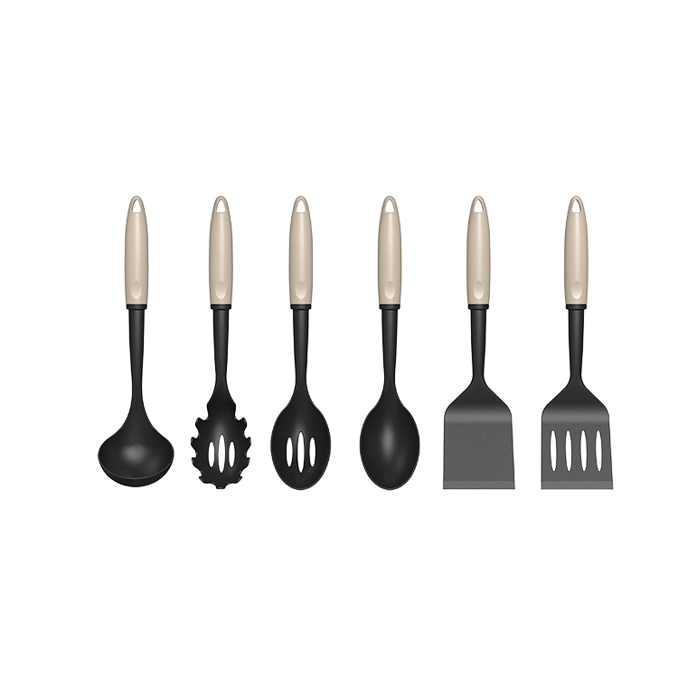 2024 Latest Customized Nylon Kitchen Silicone Cooking Utensils Heat Resistant Kitchen Accessories Set