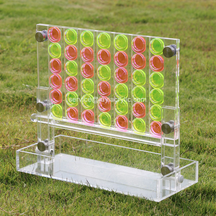 Пользовательские акриловые игры семейный игровой набор Connect 4
