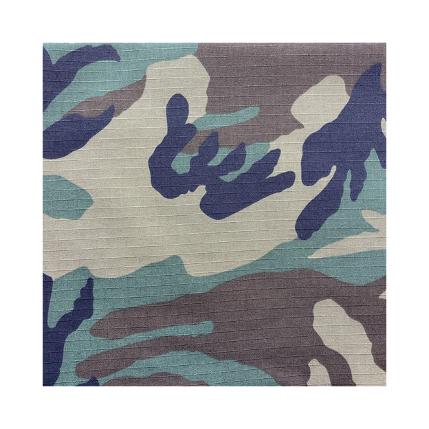 Hot Sale printed camouflage twill fabrics for military ripstop uniform camo fabric