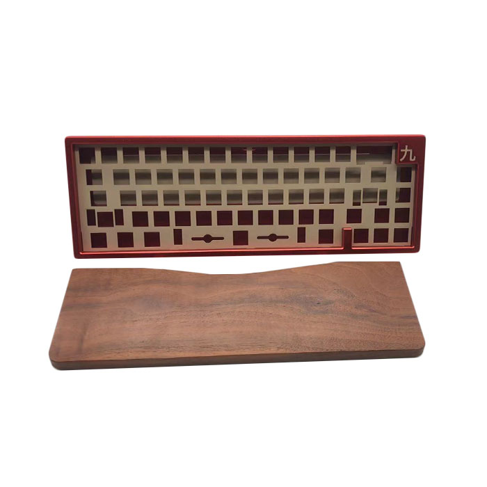 Gaojie anodised aluminum keyboard case custom color CNC machining keyboard prototype