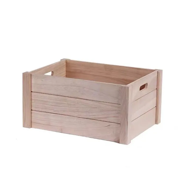 High Quality Small Mini Faux Wood Crate Transport Boxes For Shipping
