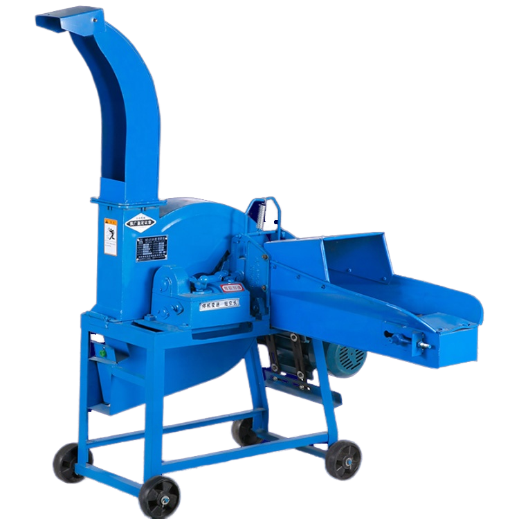 New 220V Diesel Farmland Chaff Cutter Small Farm Equipment Silage Hay Chopper Machine for Feed Industries