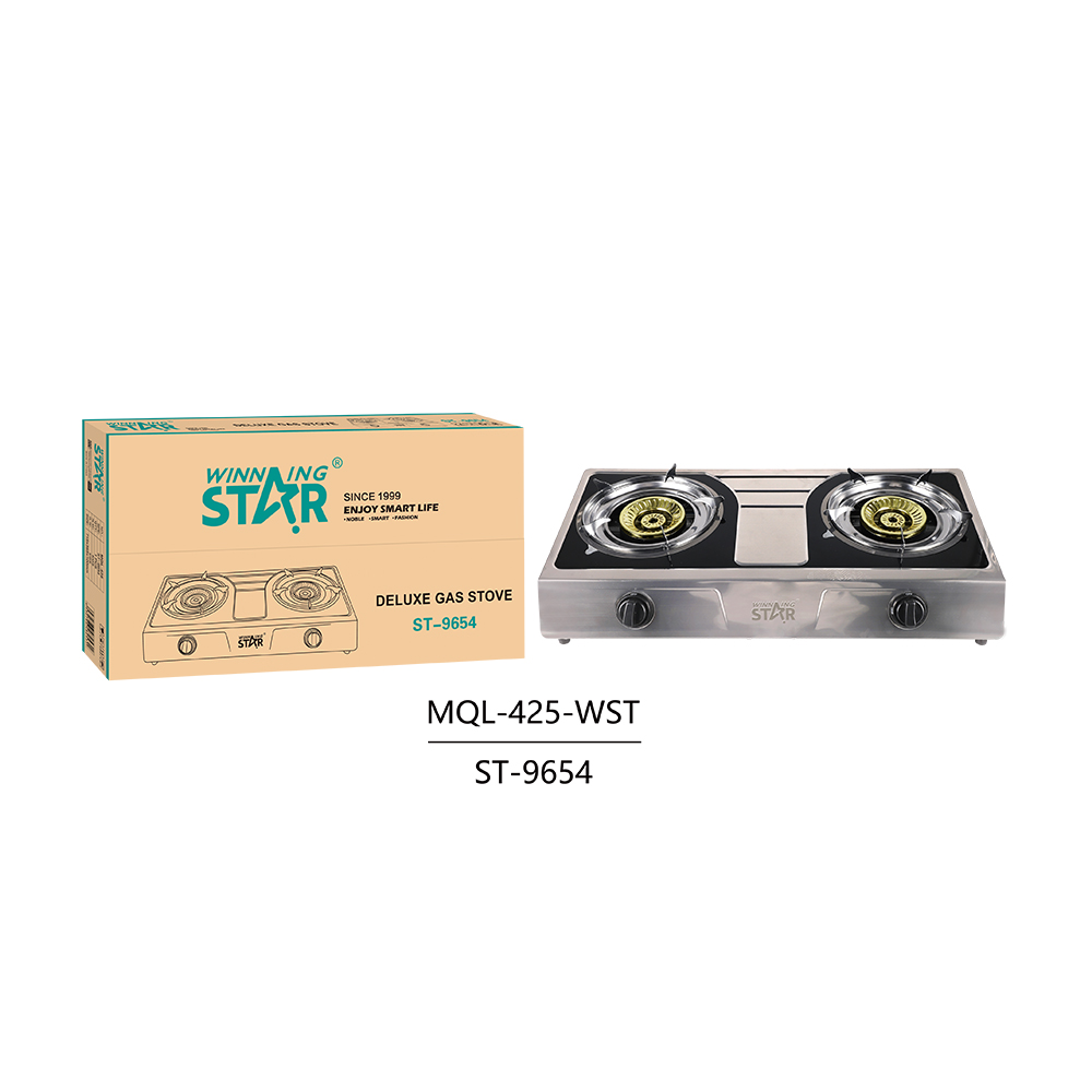 ST-9654 MQL-425-WST-12210, с двигателем внутреннего сгорания звезда газовая плита из нержавеющей стали