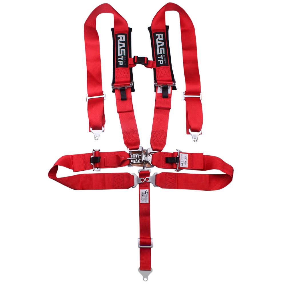 RASTP 3 Inch Universal Racing Harness Seat Belt 5 Point Fixing Mounting Quick Releas