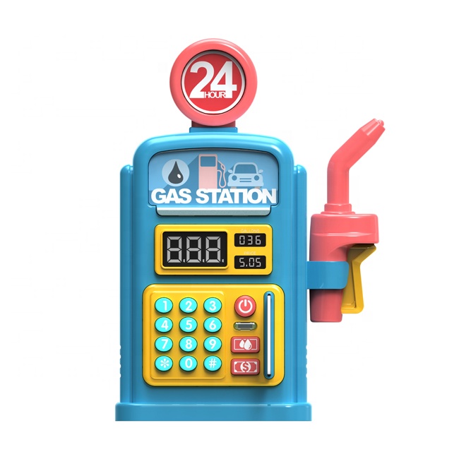 Educational Pretend Play Toys Kids Gas Station Sets For Children Window Box Picture Style Game Machines Mini Play Games