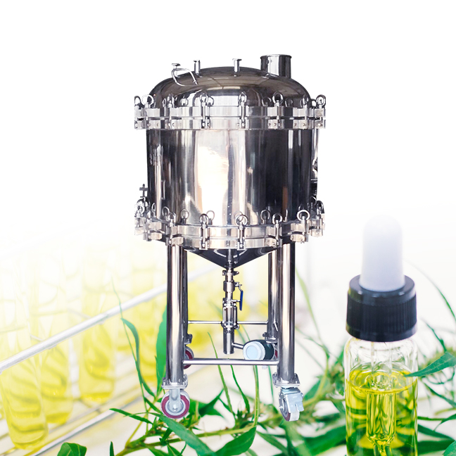 Customize 100L Laboratory vacuum dewaxing filter for cbd Dewaxing filter