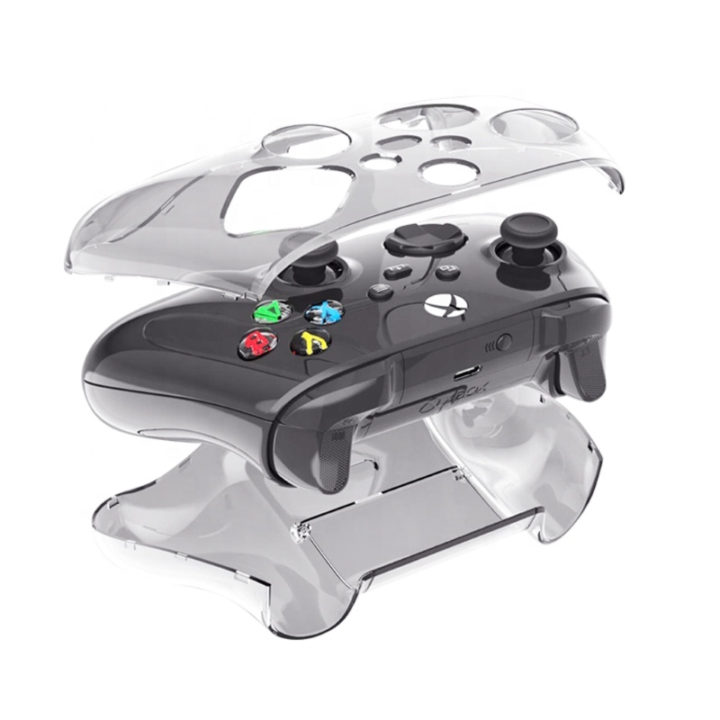 Прозрачный прозрачный чехол Amazon xbox x, жесткий защитный чехол для контроллера xbox, чехол для контроллера X box Series X