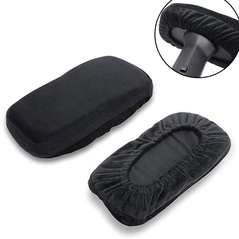 Ergonomic Memory Foam Office Chair Armrest Pads, Comfy Chair Arm Rest Covers for Elbows and Forearms Pressure Relief(Set of 2)