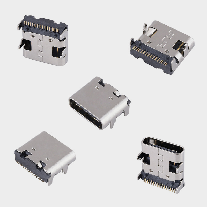 USB Type-C Pcb Connector, Female Connector, Manufacturer Supplier, 16 Pin, 16 P, 8P, 10P