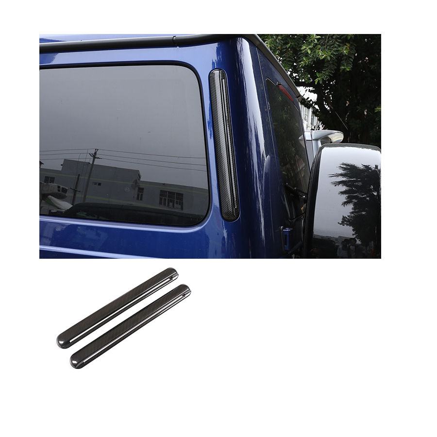 Комплект отделки спойлера из углеродного волокна для mercedes benz g class w463 2019 2020 2021 2022 2023 2004-2018