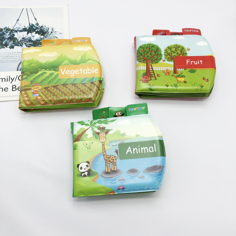 Bangzhe Cute environment-friendly child safety toy EVC Number baby bath book