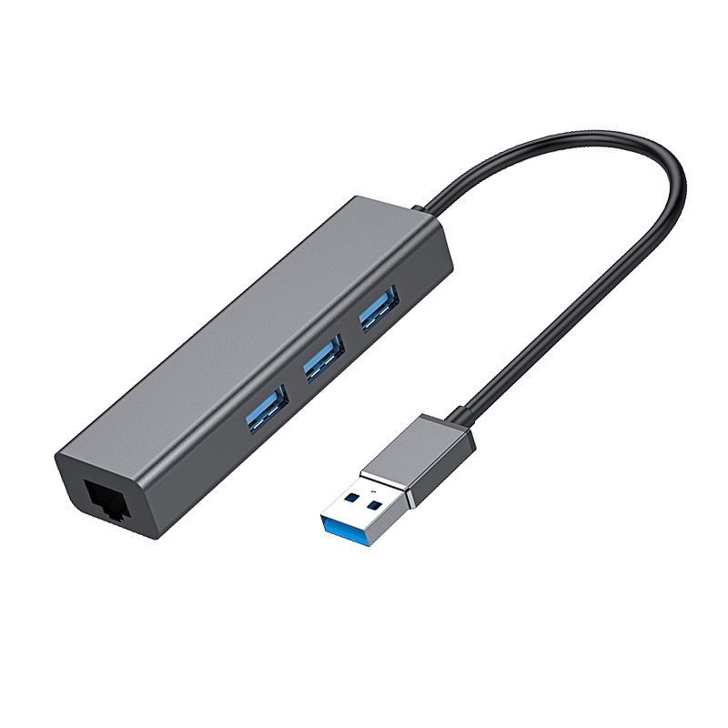 Высокая Speeed usb3.0 док-станция многофункциональная сетевой адаптер usb3.0 к 3-портовый концентратор с Gigabit Ethernet адаптер