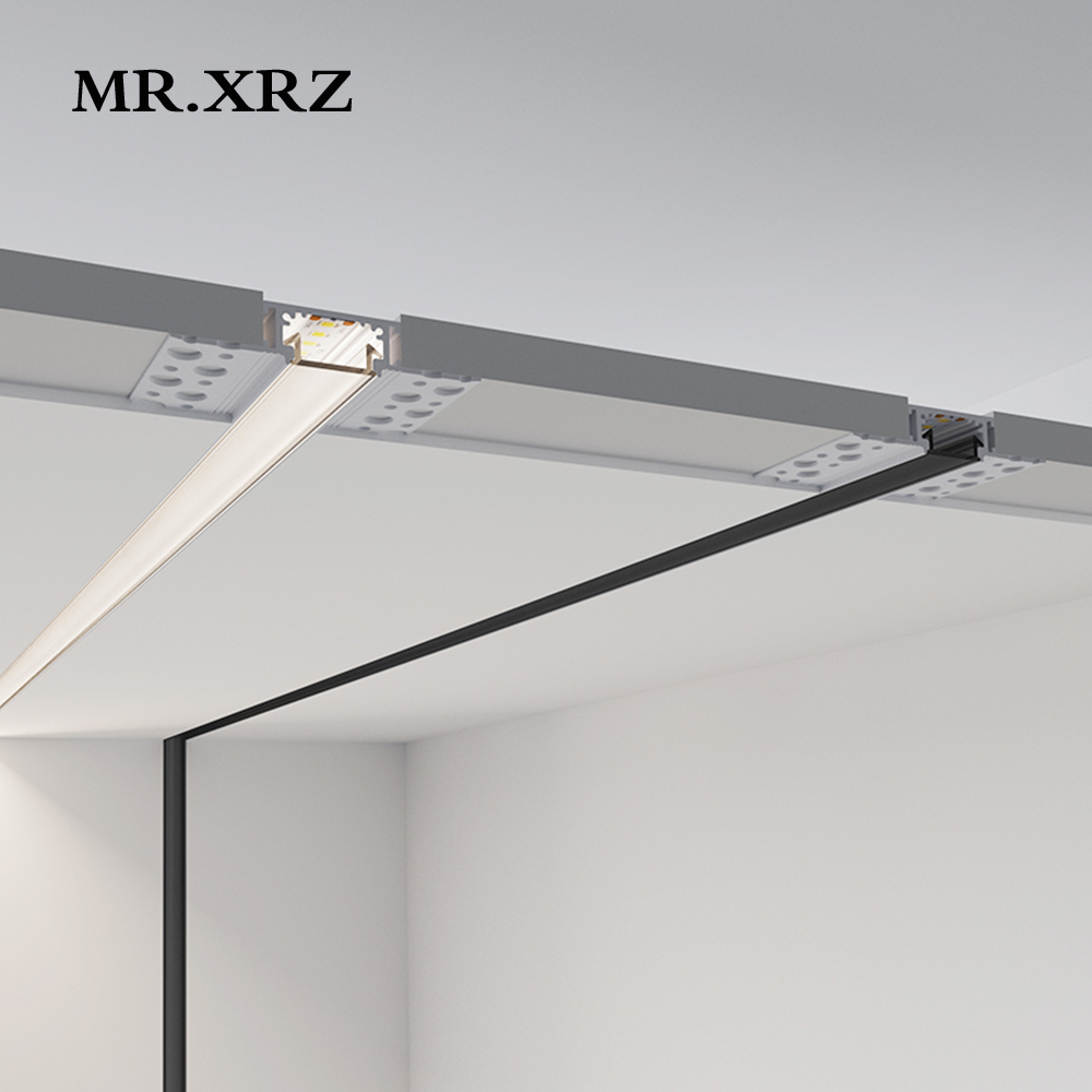 MR.XRZ 2m Led Aluminum Wall Light 18W Linear Lights LED Wall Lamp Recessed Trimless Indoor Lighting For Home Shop Hotel Decor