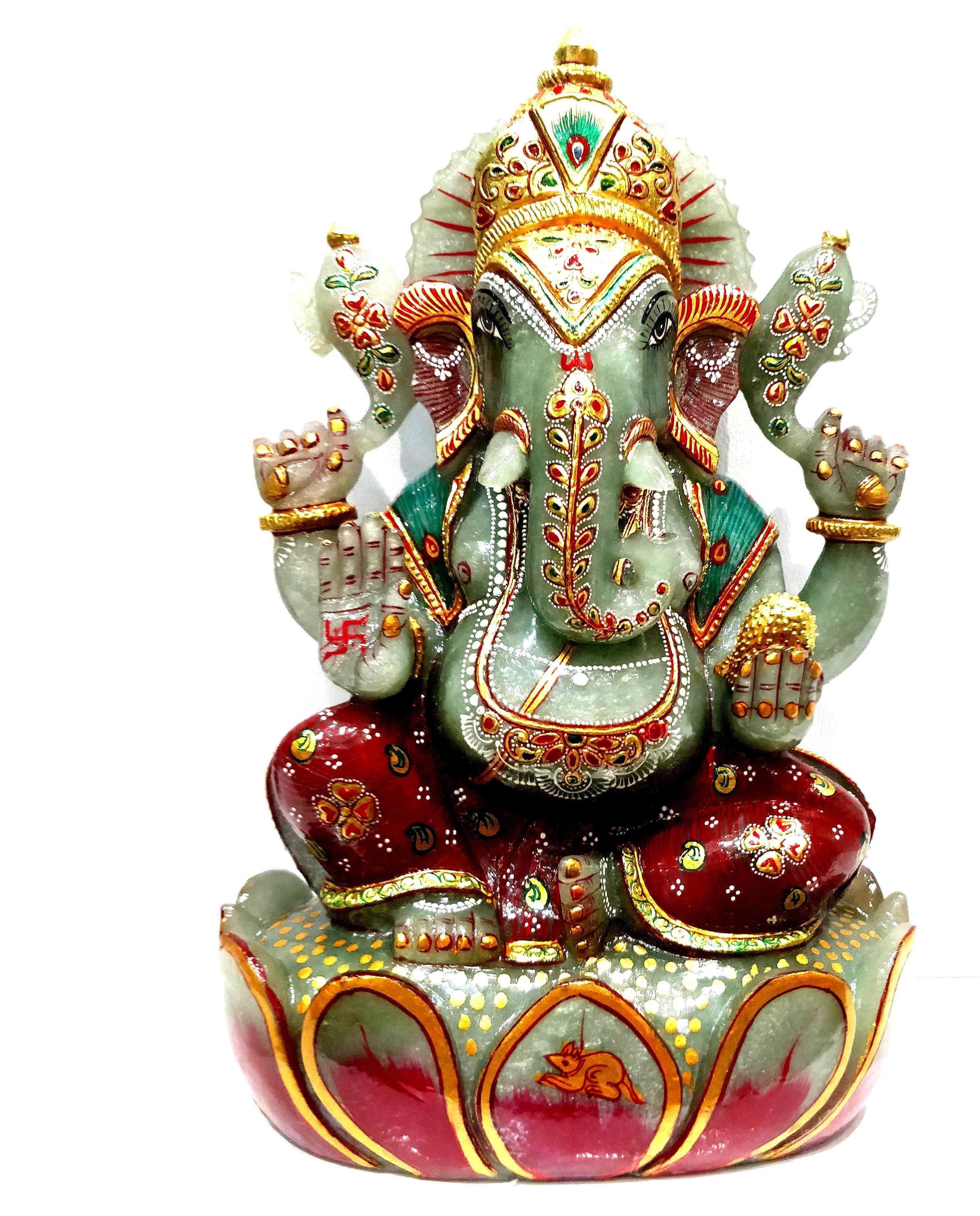 Статуэтка из камня ручной работы Ganesha