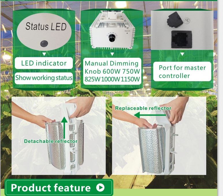 Gavita Pro 1000w 480V 0-10V dimmable двойной концевой HPS светать для теплицы