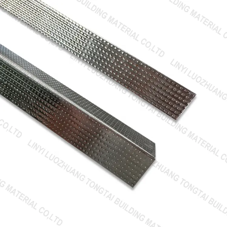High Quality Factory Supply Suspended Ceiling Gypsum Board Galvanized Wall Angle for Furring Channel