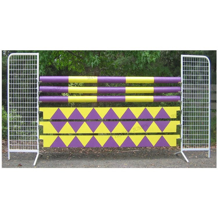 China Popular Colourful High Quality Portable Aluminum Double Bar Jumping Horse