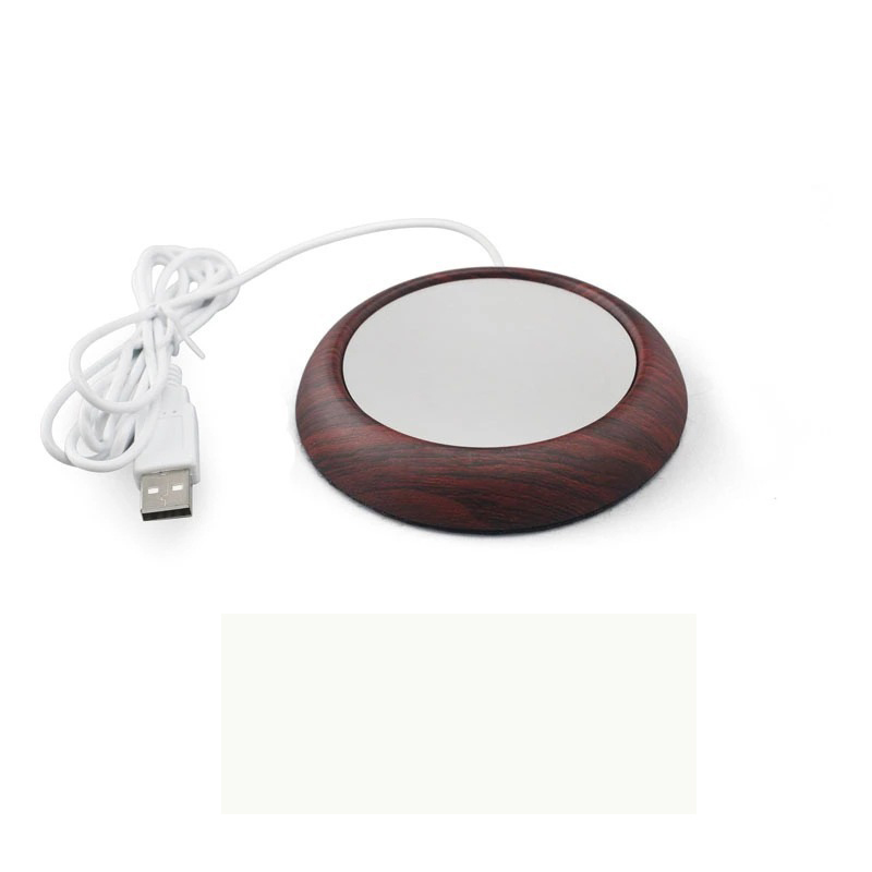 Термостатическая подставка USB для чашки, подогреватель под дерево, ABS, переводка воды, подогрев кофе, молока, питьевая вода, удобная и практичная