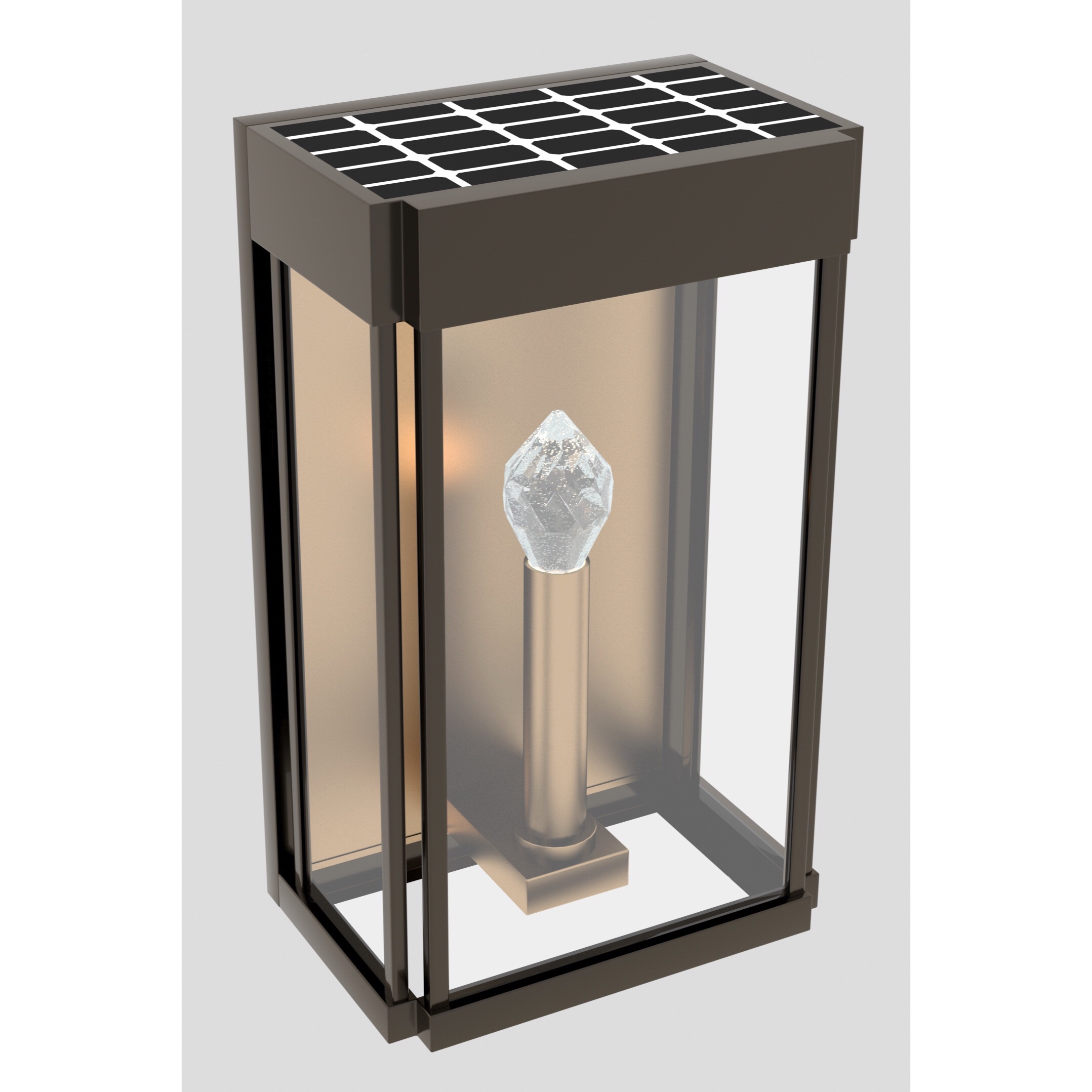 Manufacturer wholesale BZ LED Outdoor post lighting 8W aluminum material body clear glass