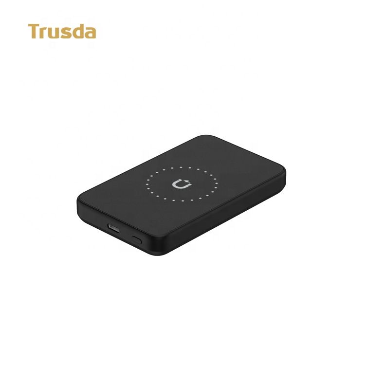 TRUSDA RC1.10W лучшая маленькая Магнитная Беспроводная портативная зарядка в 5000 мАч с выходом быстрой зарядки 10 Вт для всех сотовых телефонов