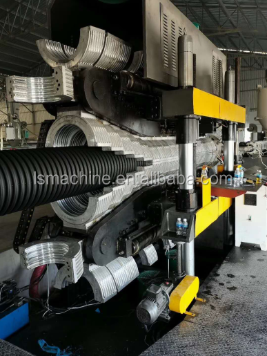 200mm-800mm PE/HDPE/PVC Double Wall Corrugated Tube/pipe Production Line