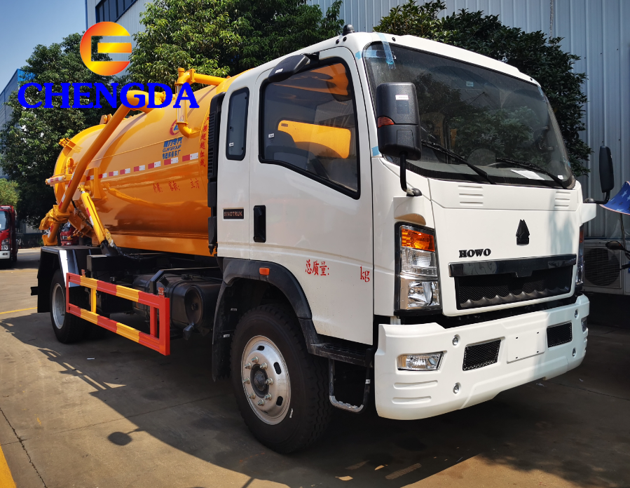 Вакуумный насос Sinotruk Howo для сточных вод, всасывающий Бак 4x2 6x4, грузовики с присоской, низкая цена
