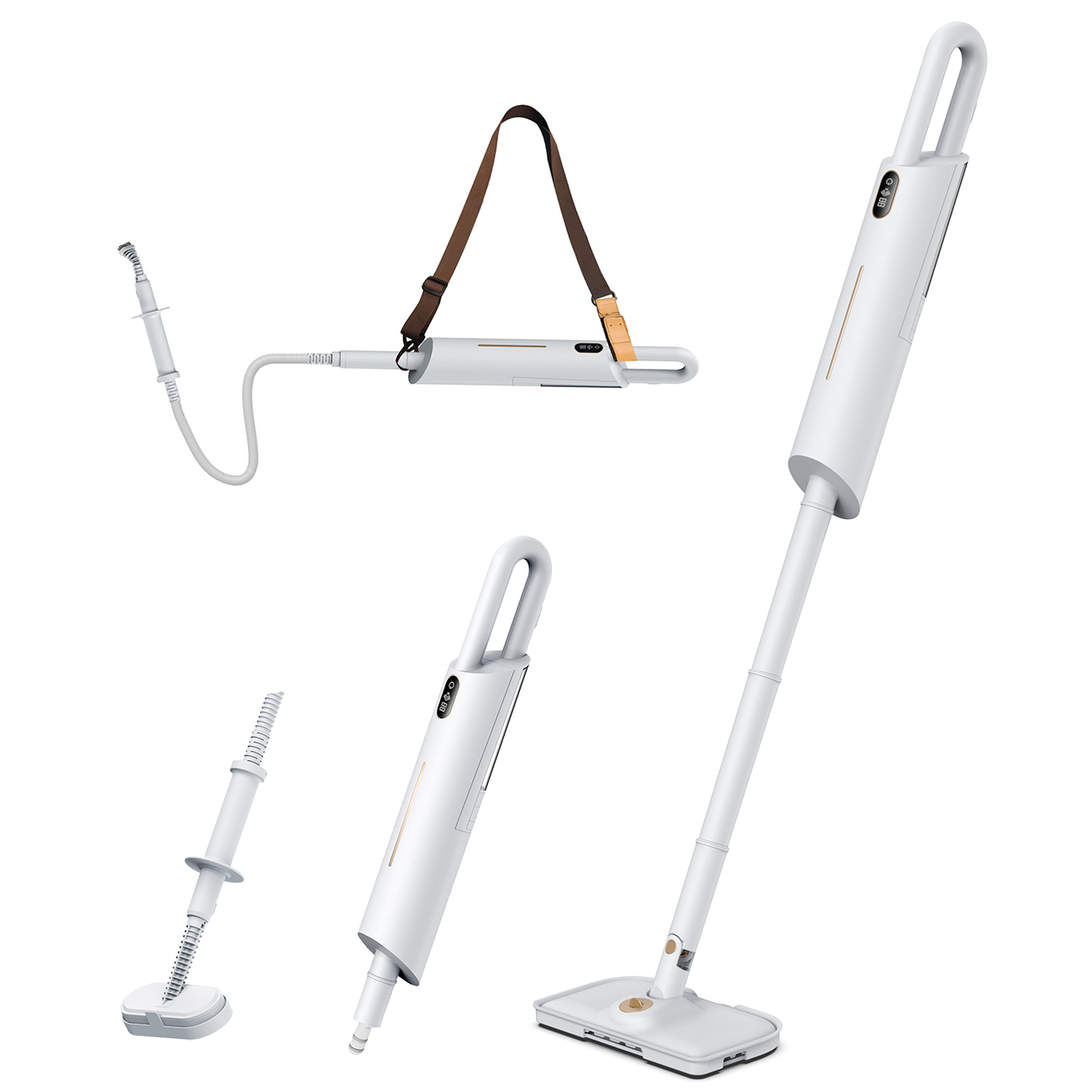 Portable household deep cleaning disinfecting multi accessories steam mop 6 in 1
