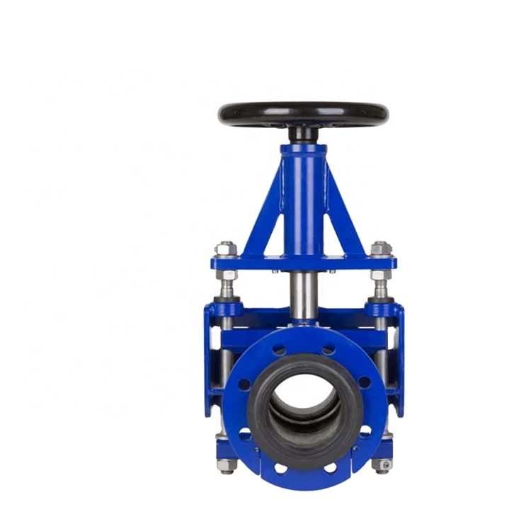 Hot Sale Class 150 Aluminum Alloy Pinch Valve RF Type with High Temperature Media Clamping Flange Design