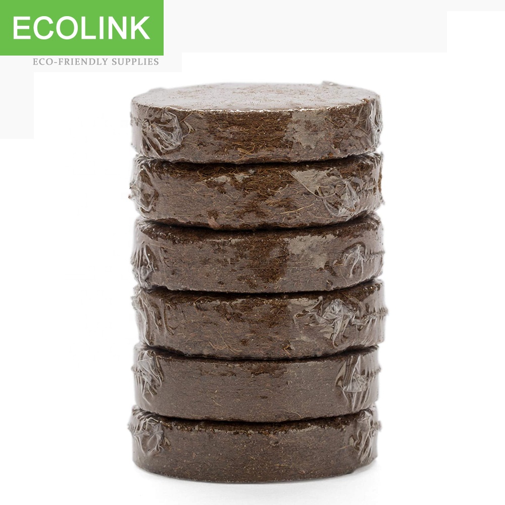 Ecolink умная почва с питанием 3 или 6 шт./компл. торфяной горшок питательный кокосовый торфяной почвенный блок