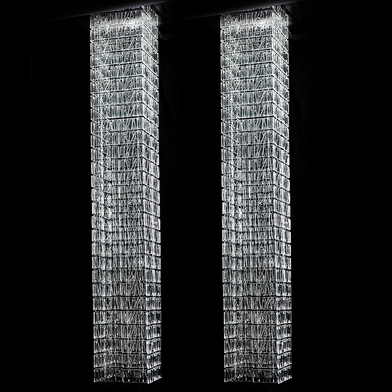 New Arrival Crystal Brick Pillar Wedding Background Wedding Backdrop for Wedding Stage Party Decoration