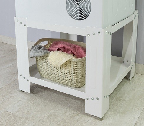 The appliance pedestal is especially designed for washing machines , dryers or other devices - Bathroom Laundry Equipment