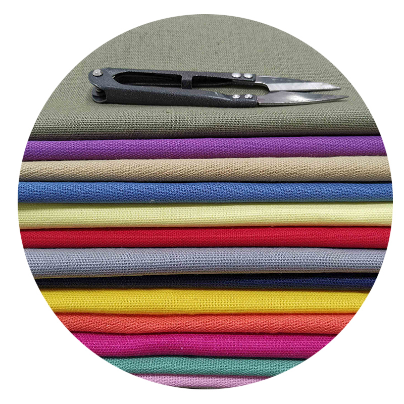 Cheap Price Fast Delivery 100% Cotton Fabric Shoes Clothes Bags Colorful Canvas Fabric in Stock