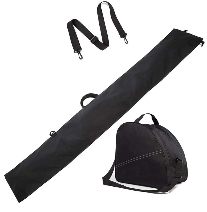Waterproof Foam Padded Store Transport Ski Board Snowboard Bag and Boot Bag Set Travel