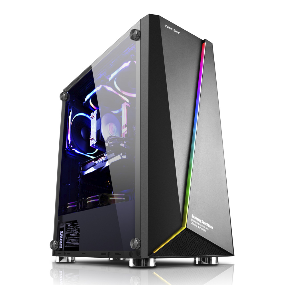 Высокое качество Полный Mid Tower Настольный игровой компьютер ПК чехол