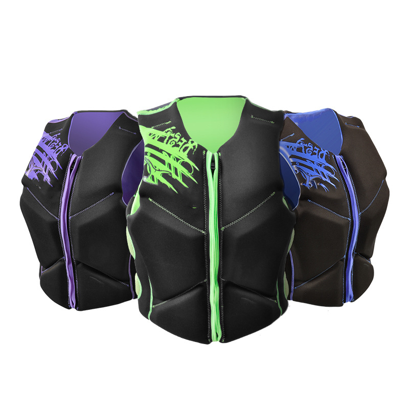 Wholesale Kayak sup Aquatic Sports Body sculpting Ultra-thin Anti-collision Neoprene Life -saving Vest Jacket For Adult