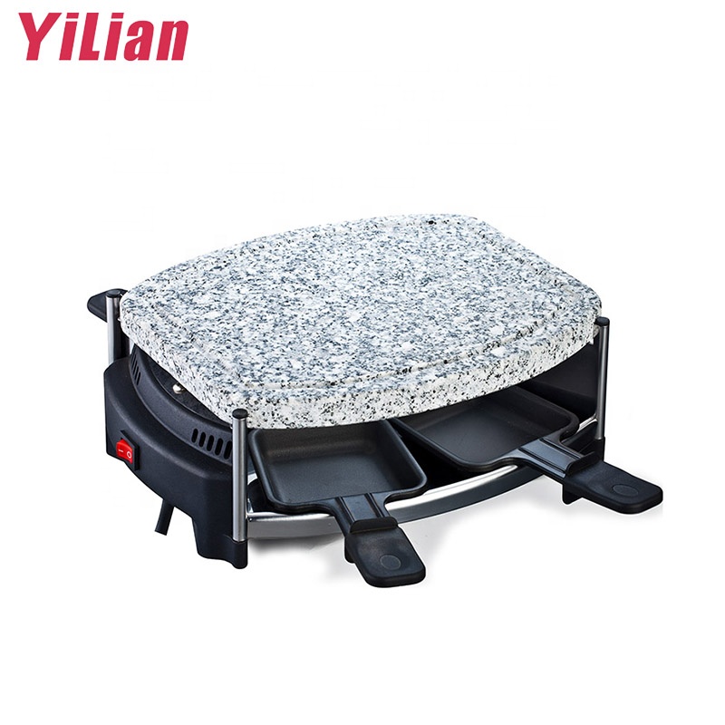 Indoor table smokeless home use Indoor electric flat BBQ mini grill raclette grills and teppanyaki maker