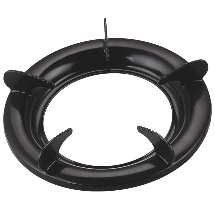 Modern five brackets black round iron sheet pan support chinese stove commercial gas cooker burner part